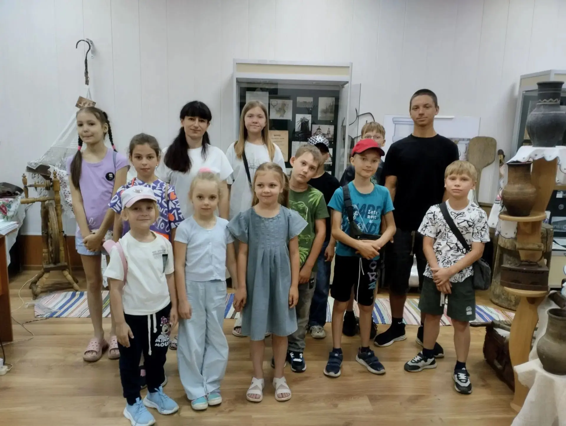 ✨Ребята из села Чащино, отдыхающие в детском лагере «Росинка», побывали в Мучкапском краеведческом м