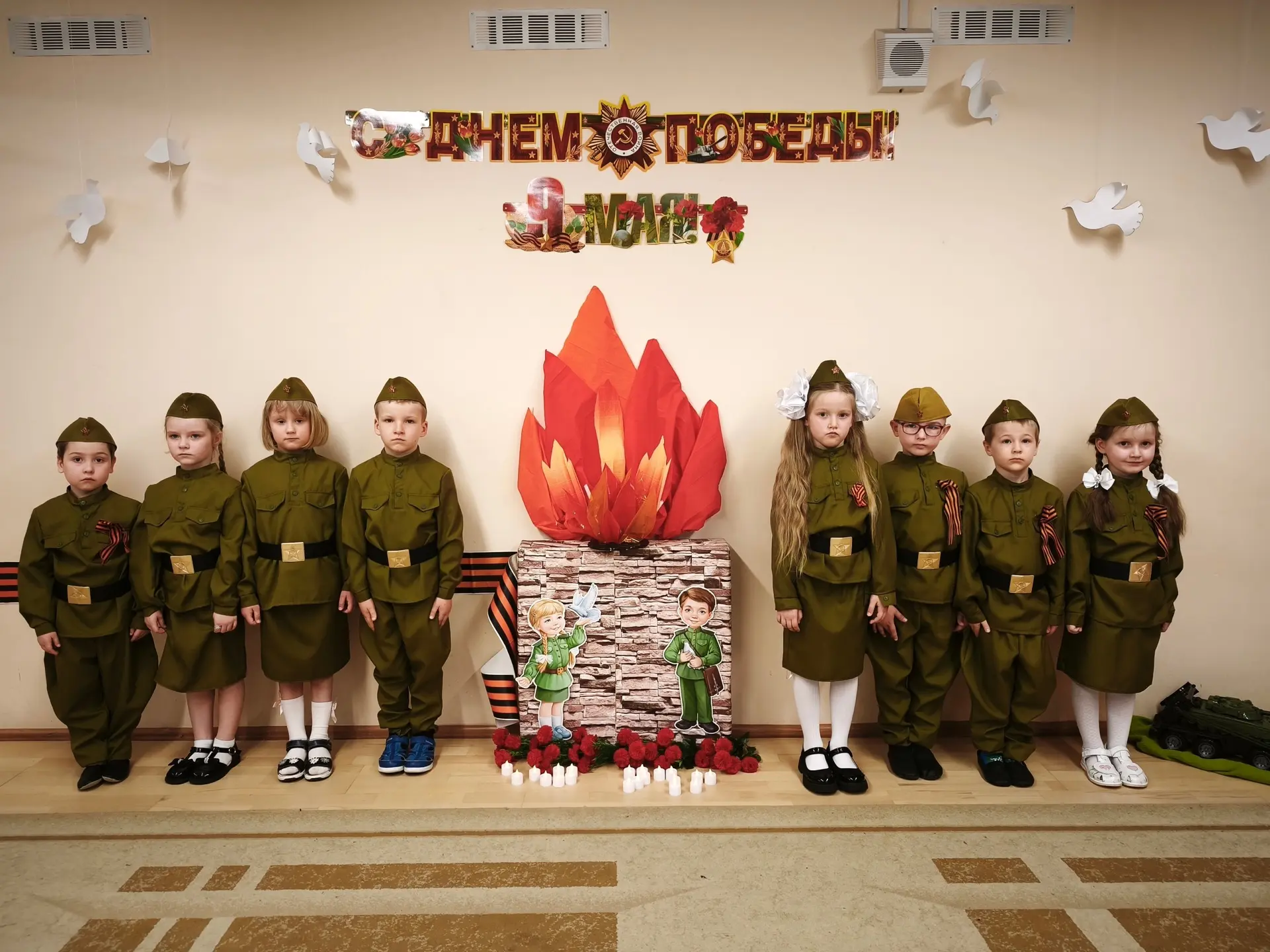 💡 Концерт ко Дню Победы в детском саду "Росток"  🌟 В течение всей недели воспитанники детского сада 