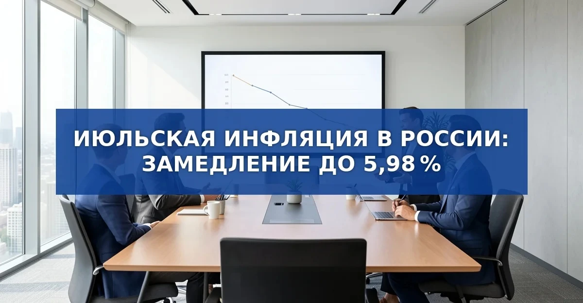 Июльская инфляция в России замедлилась