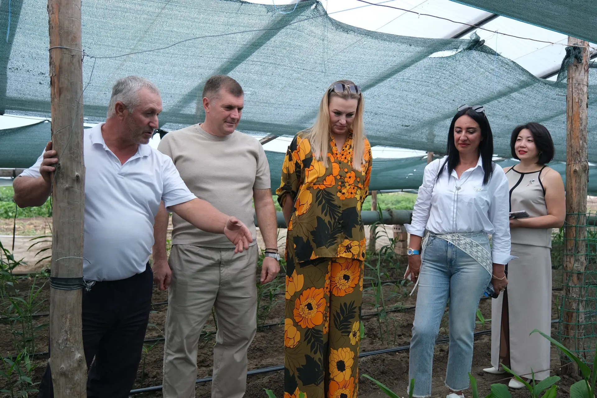 Посетили крестьянско-фермерское хозяйство индивидуального предпринимателя Зулкипли Рама...