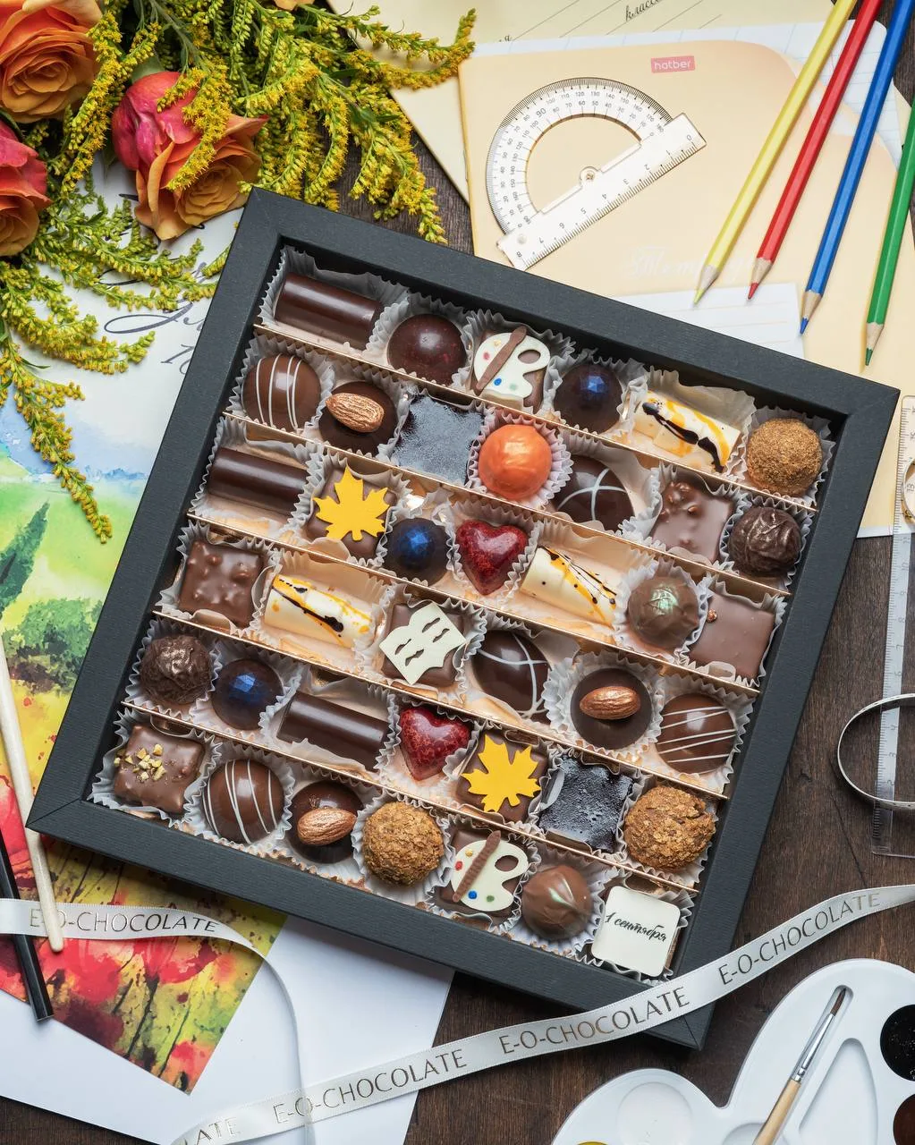 Скоро 1 сентября, и мы с шоколадной лабораторией Е-O CHOCOLATE подготовили для вас кое-...