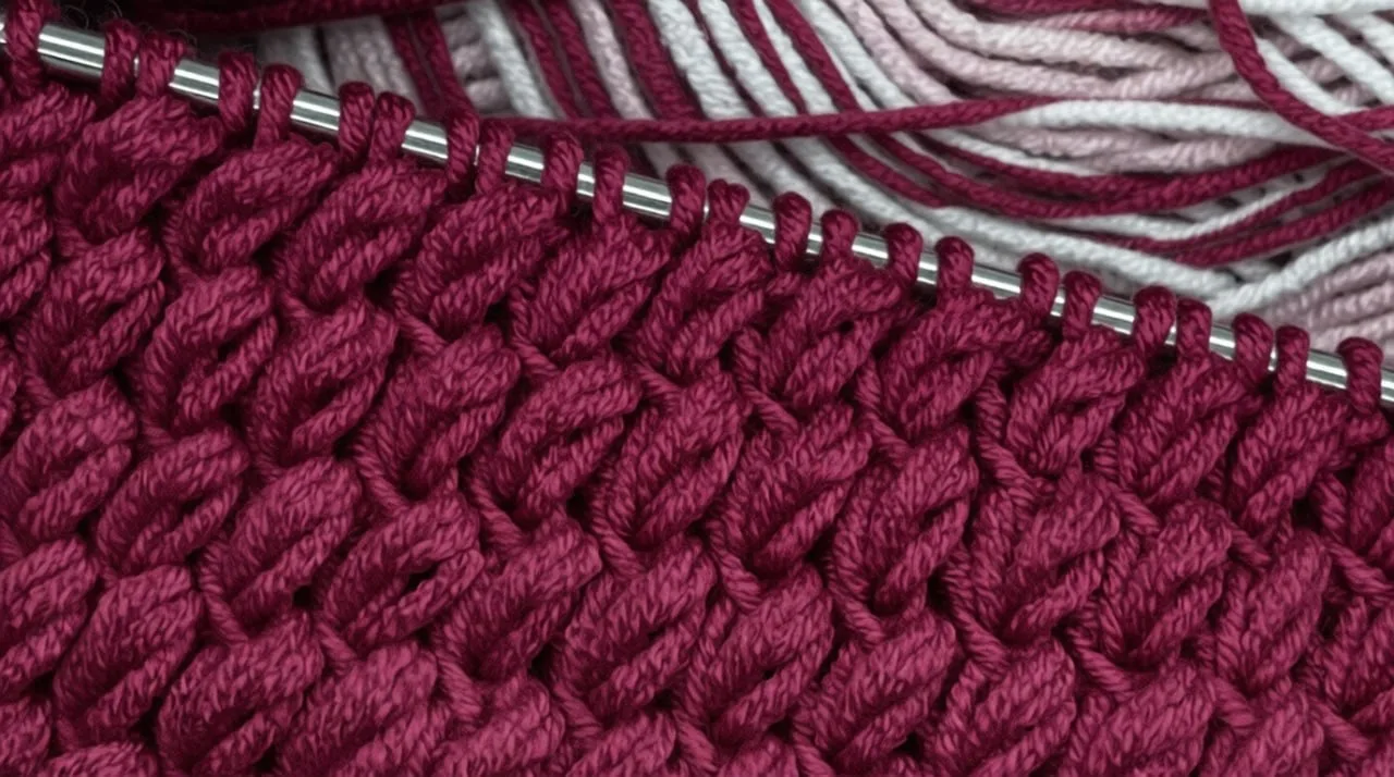 🧶 «ПЫШНЫЙ» — тепло в каждой пушистой петле  📌 Идеален для объёмного пледа и тёплого снуда. Вяжется л