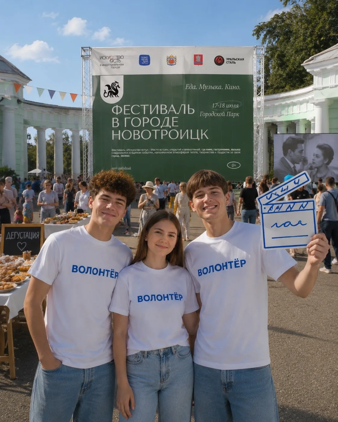 Ищем волонтёров на самое вкусное и атмосферное событие этого лета! ✨