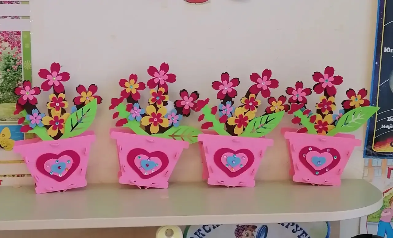 Букетики для наших мам!!!