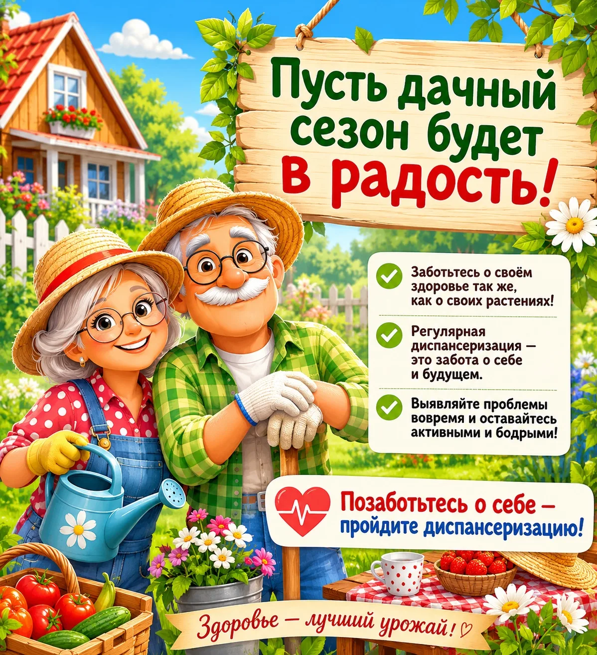 🌿 Пусть дачный сезон будет в радость!