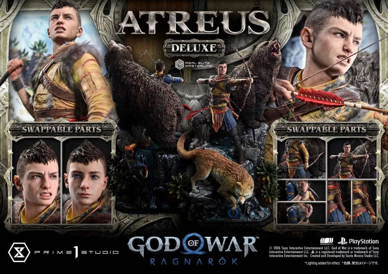 Prime 1 Studio открывает предзаказ на огромную статую Атрея из God of War: Ragnarök