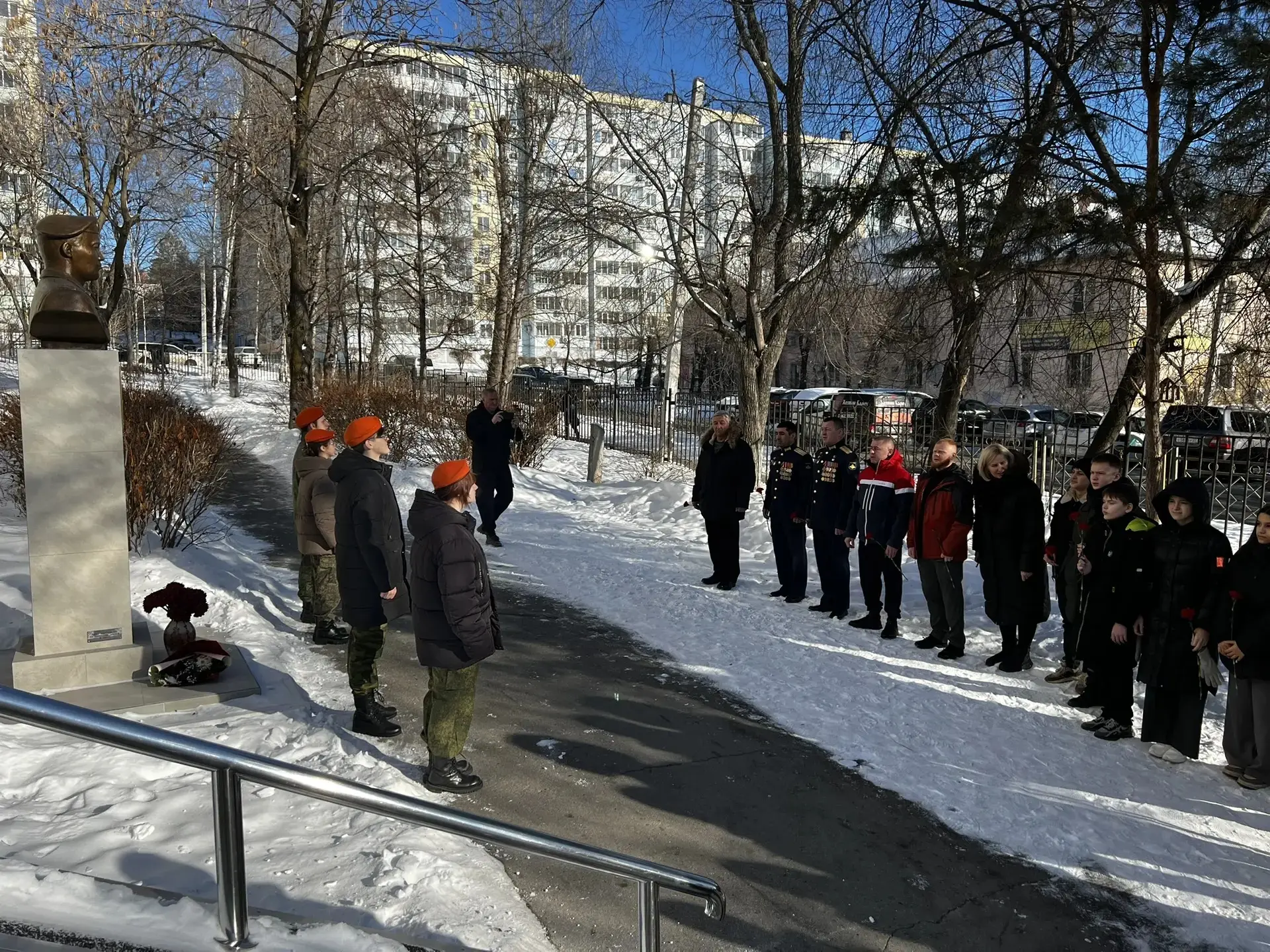 🎗️Священная память: гости из боевого прошлого  1️⃣2️⃣ января наша школа стала местом трогательной вс
