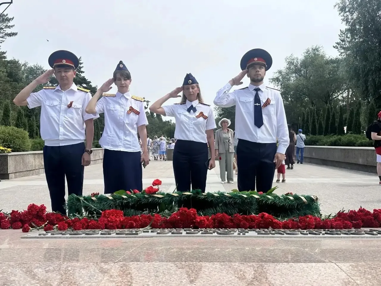 Офицеры следственного управления приняли участие в военно-патриотической акции, приуроченной ко Дню 