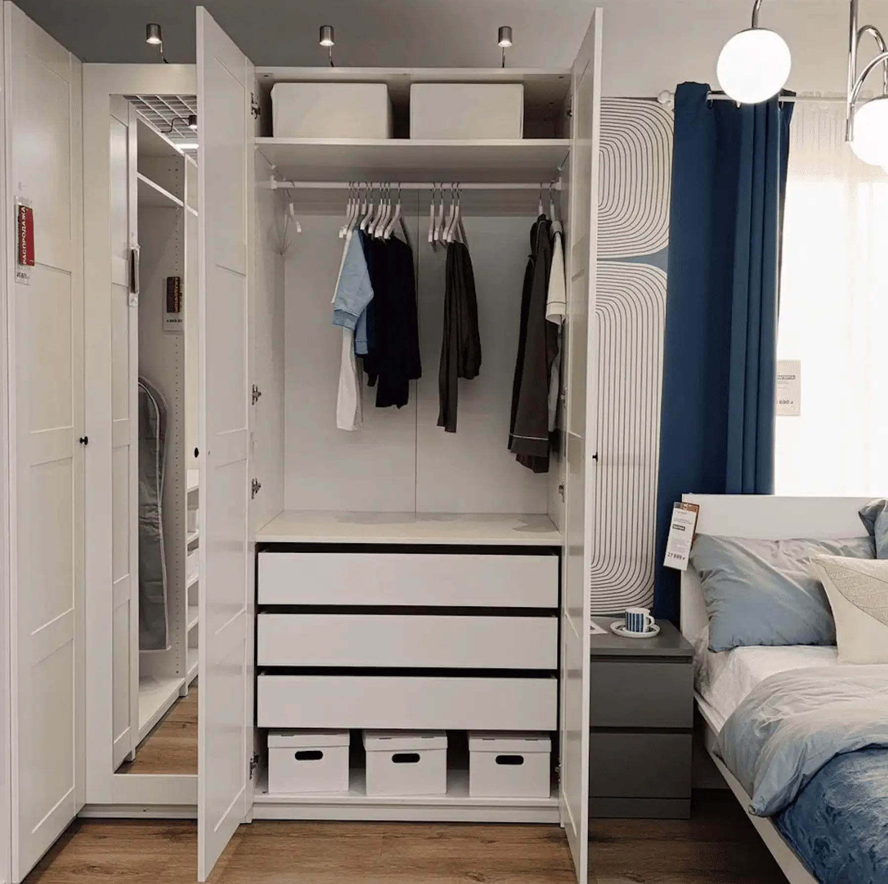 Шкаф IKEA PAX (МАКС) 100 см, модульный, белый

🔹 Размер: 100х60х233 см
🔹 Цвет: Белый
🔹 Открывание