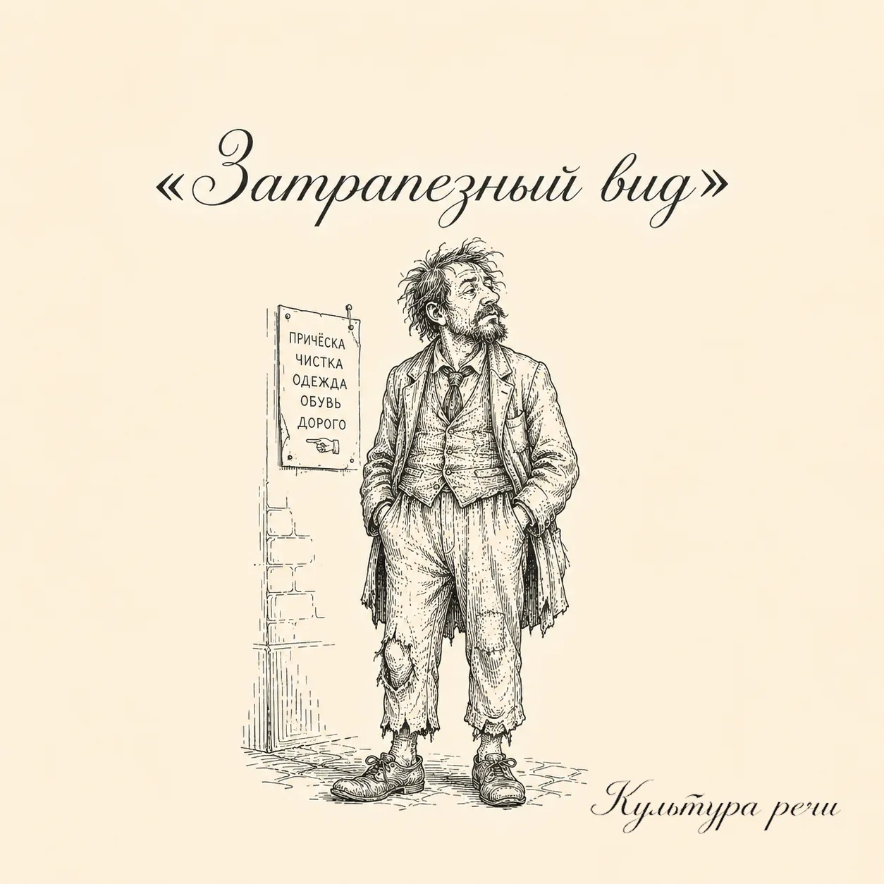 Затрапезный вид

Так говорят о человеке, который выглядит неряшливо, неопрятно или слишком просто од
