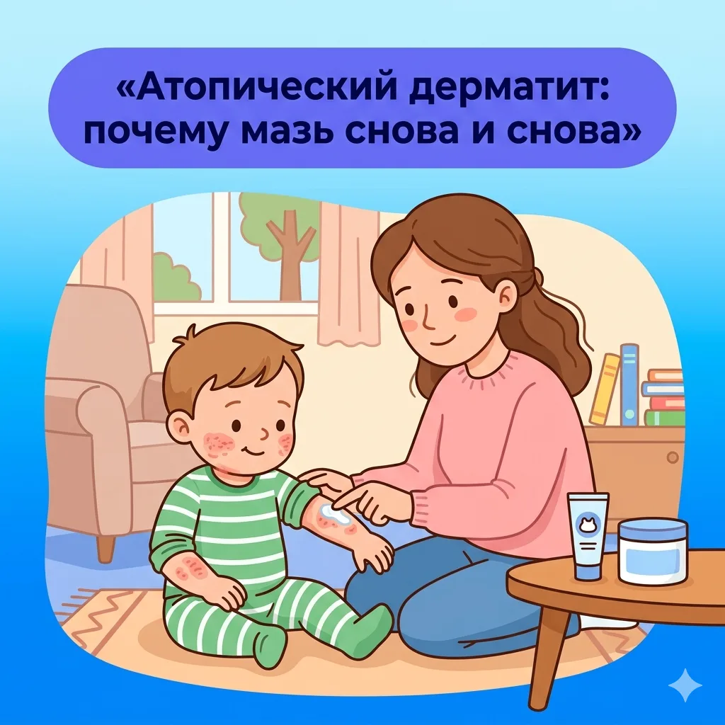 «Мажем гормональную мазь - проходит. Перестаём - снова краснеет. И так по кругу»