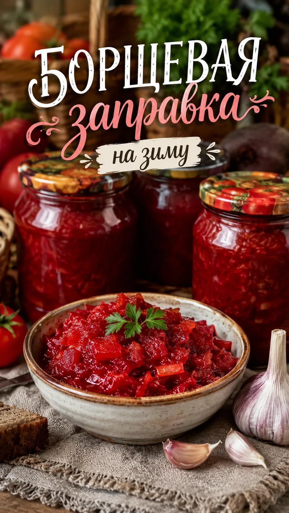 🤤Борщевая заправка на зиму: открыла баночку — и обед готовится быстрее✍️