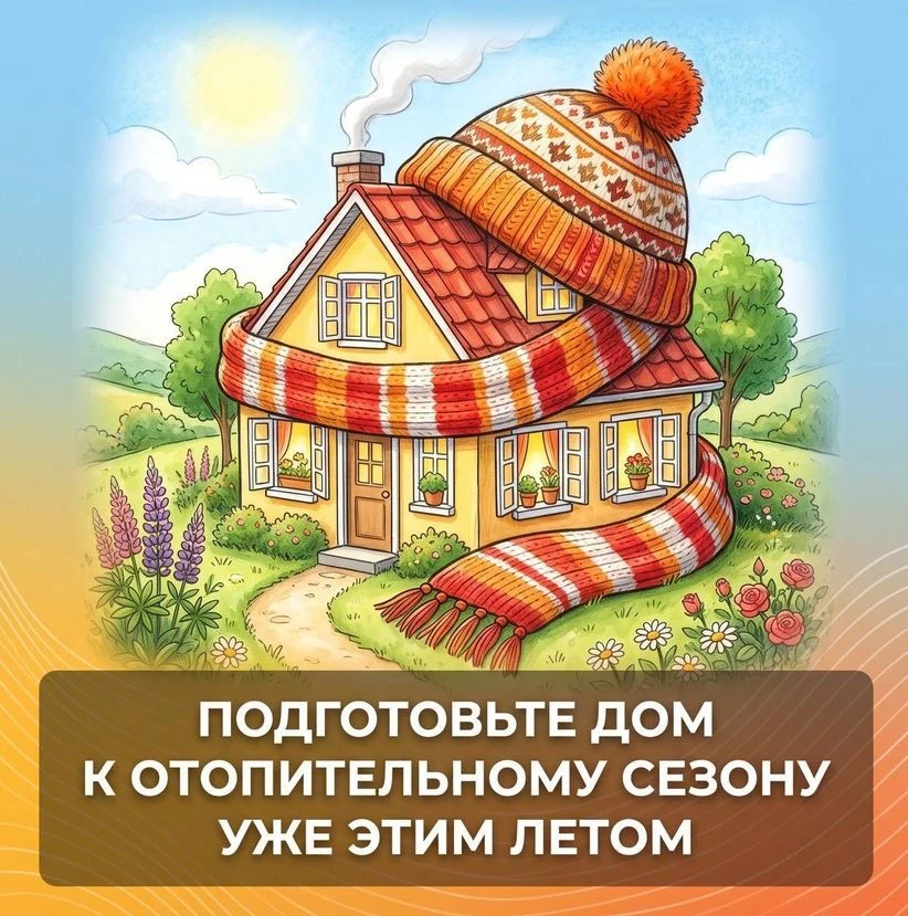 Подготовьте дом к отопительному сезону уже этим летомЛето — оптимальное время для газиф...