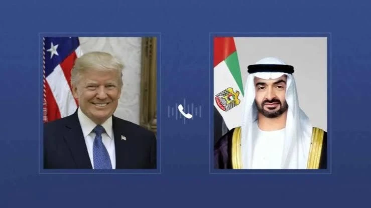 Дональд Трамп созвонился с президентом ОАЭ шейхом Мохаммедом ибн Заидом.