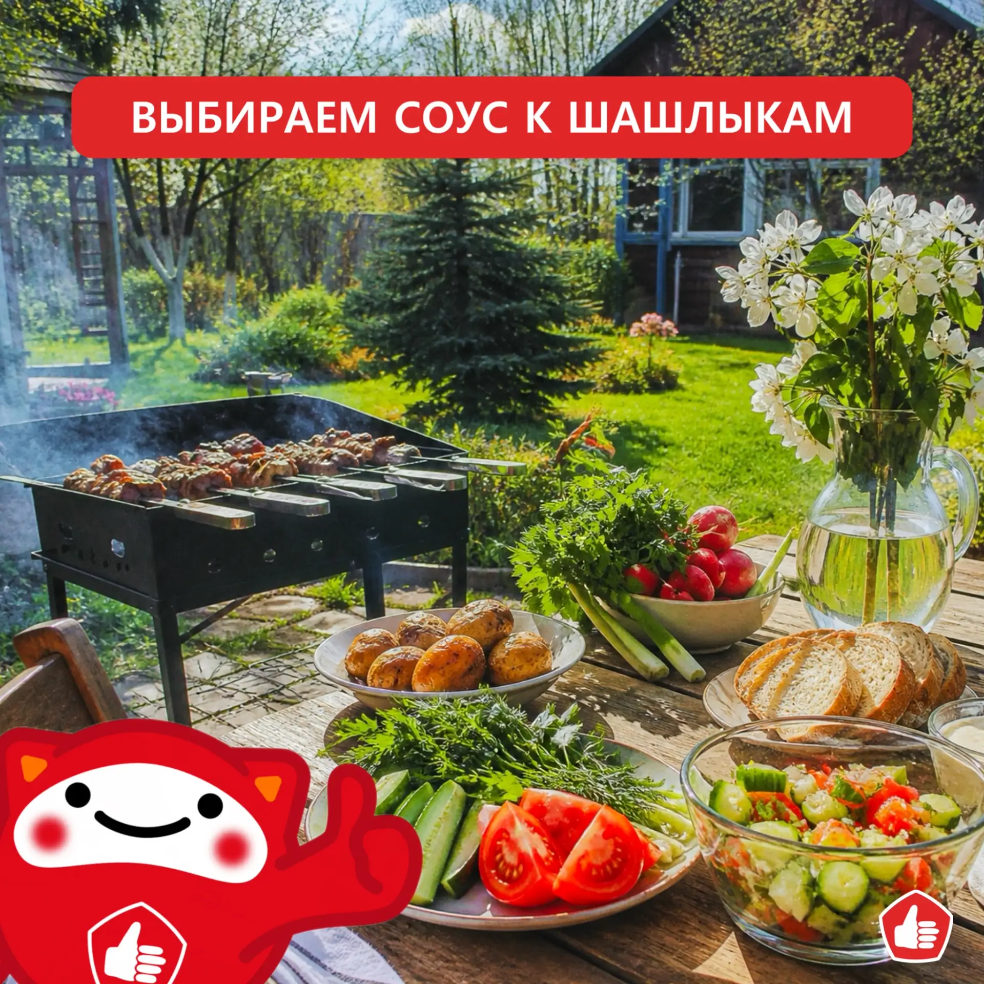 Выбираем соус к шашлыку – дело почти такое же важное, как и сам шашлык 😄