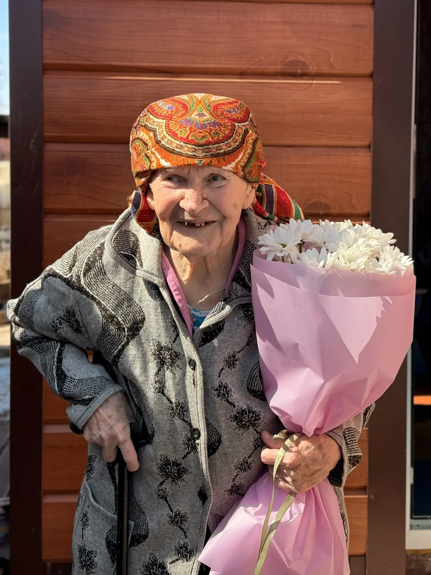 Труженица тыла Екатерина Сверчкова из Лаишево принимает поздравления с 98-летием  Сегодня день рожде