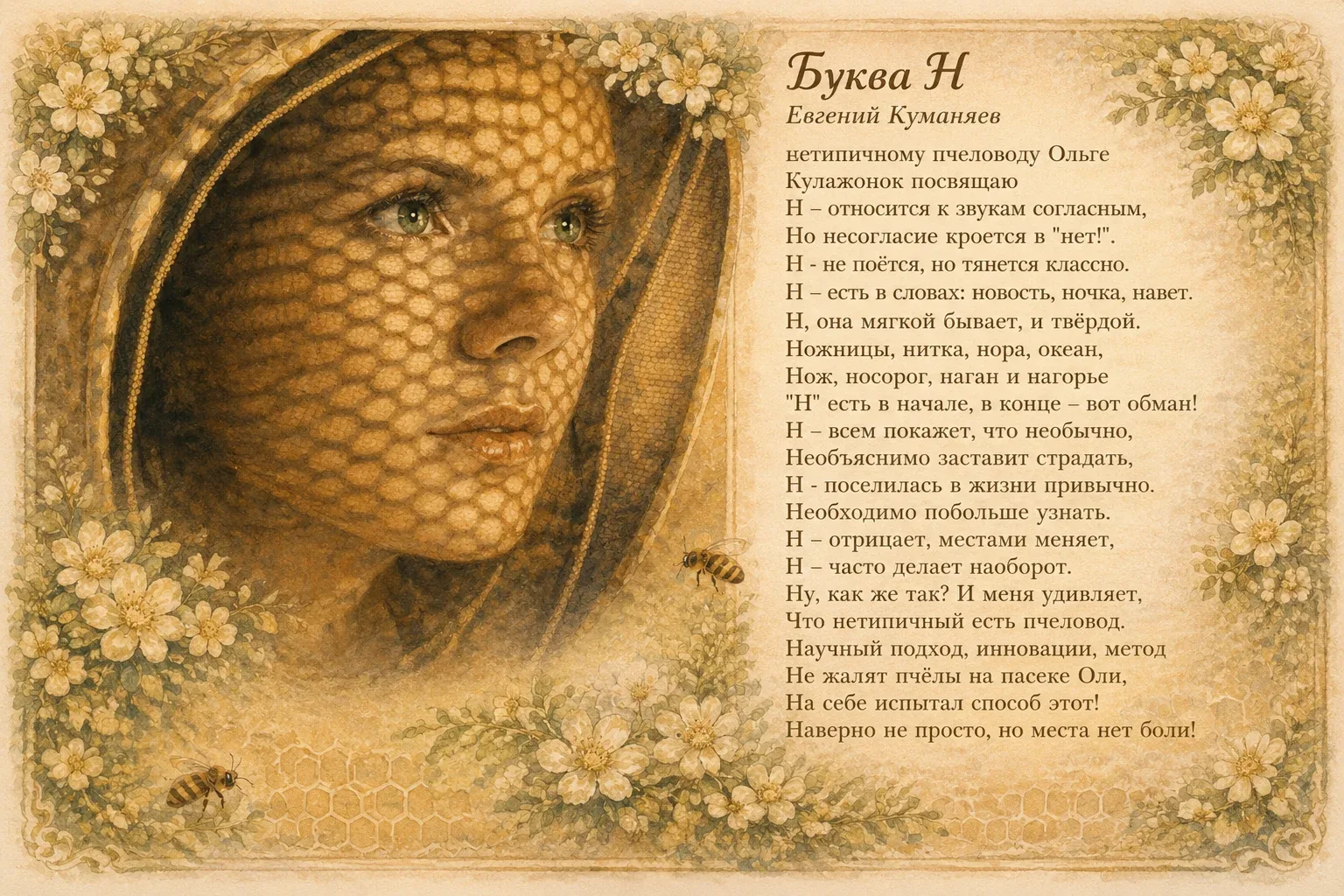Сказать, что приятно... Ничего не сказать...

Стихи мне еще не посвящали...

Евгений, благодарю 🙏 �