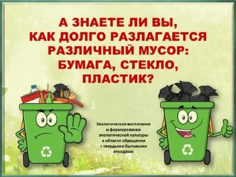 ♻️Раздельный сбор мусора и осознанное потребление