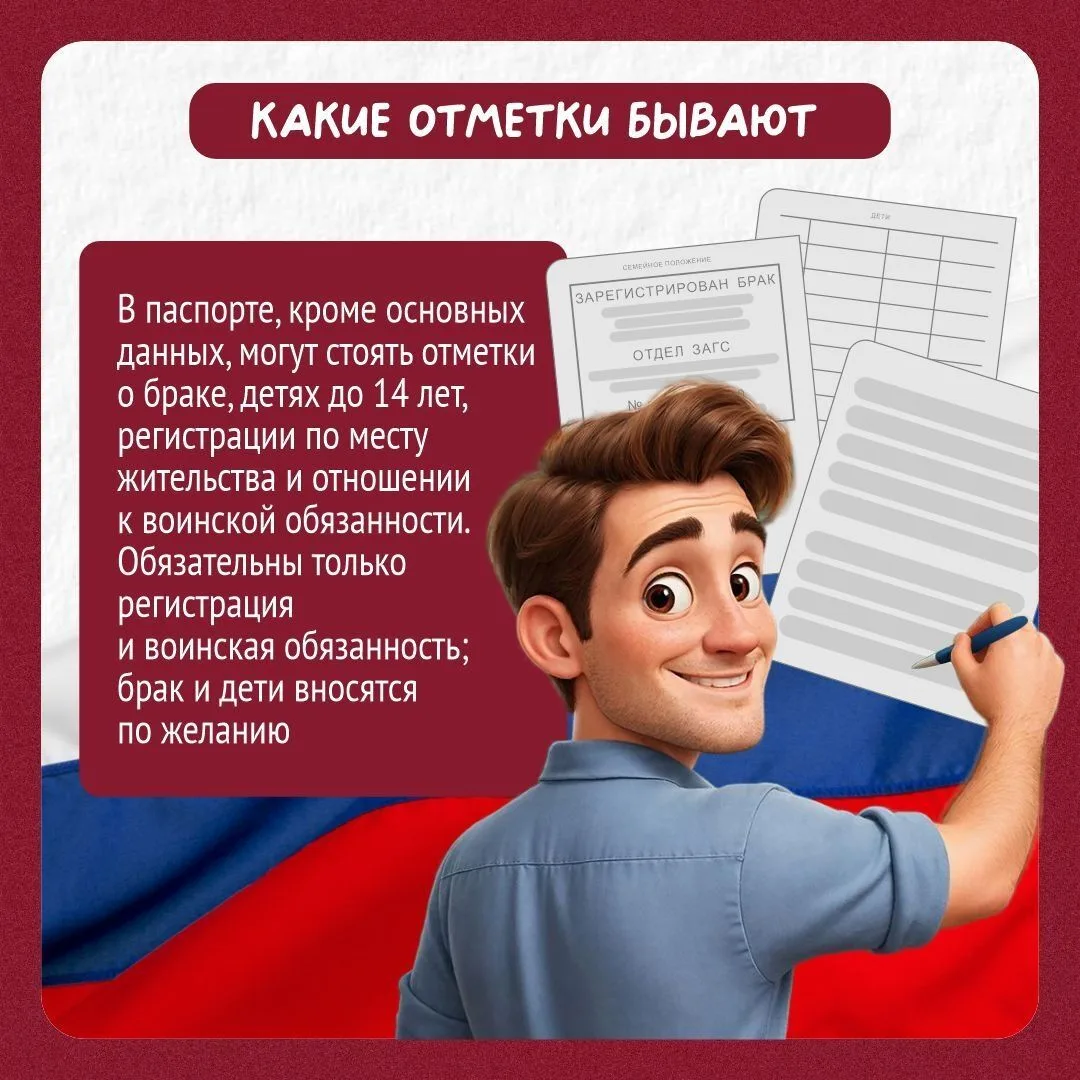 Получили паспорт в 14 лет? Пора узнать о нем побольше! В карточках - важные факты: когда менять, как