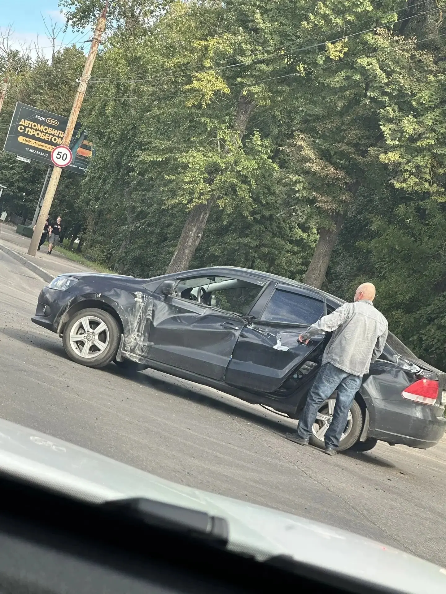 Кромское шоссе ДТП