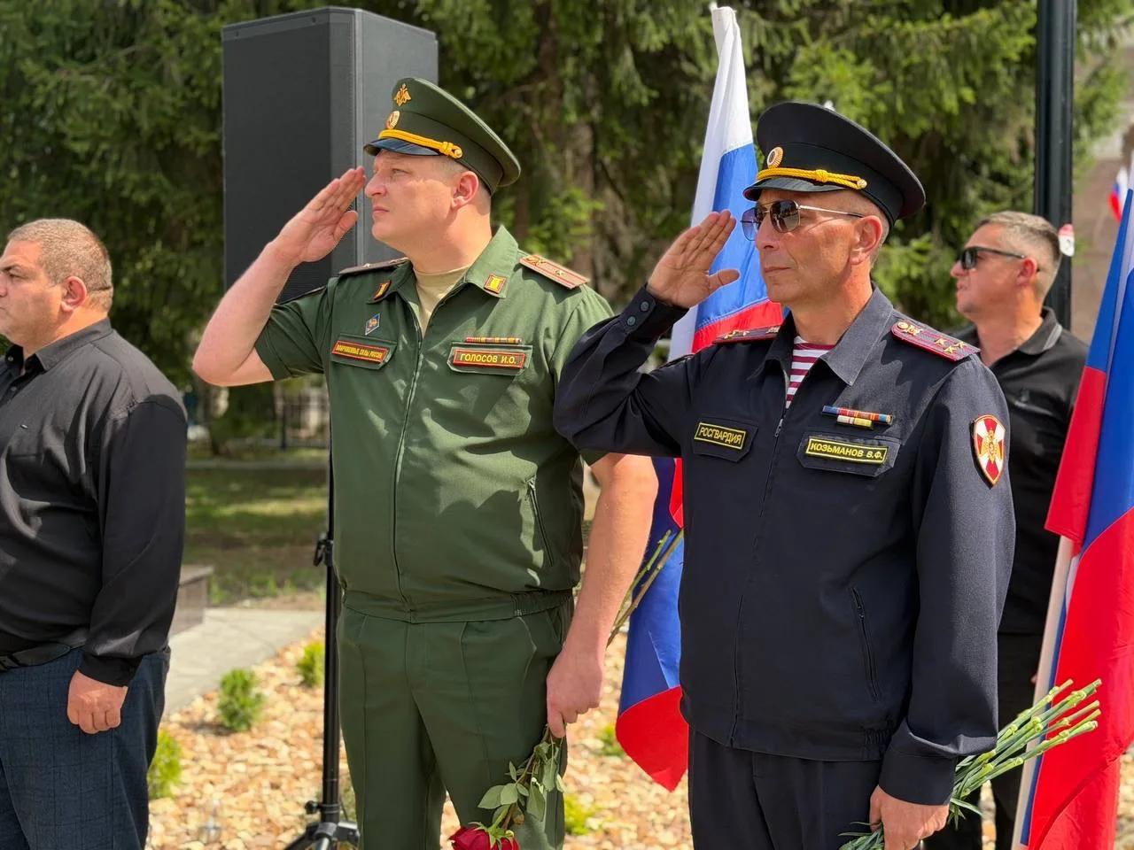 Сегодня в станице Зольской торжественно открыли мемориал «Станичникам, погибшим в локал...
