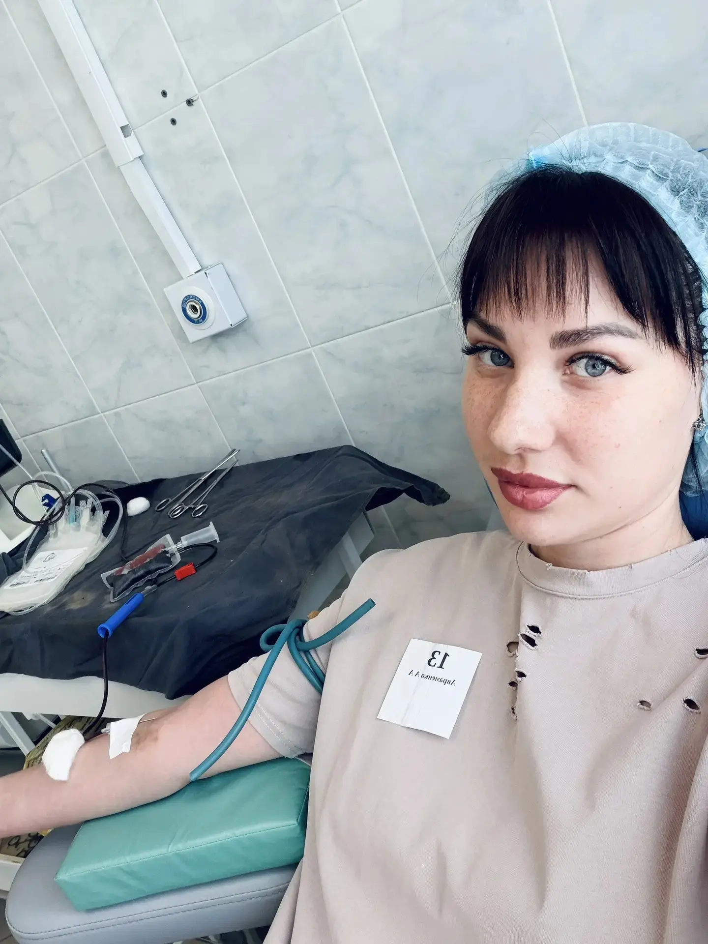 В Приморско-Ахтарском отделении переливания крови прошла патриотическая акция, приуроче...