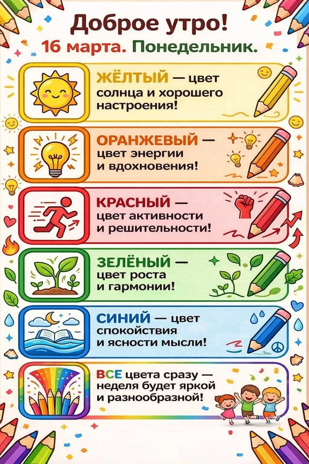 Друзья, начинаем неделю с ярких красок! ✨