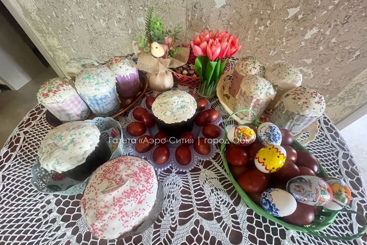🥚 Где и когда можно освятить куличи и яйца в городе Оби?
