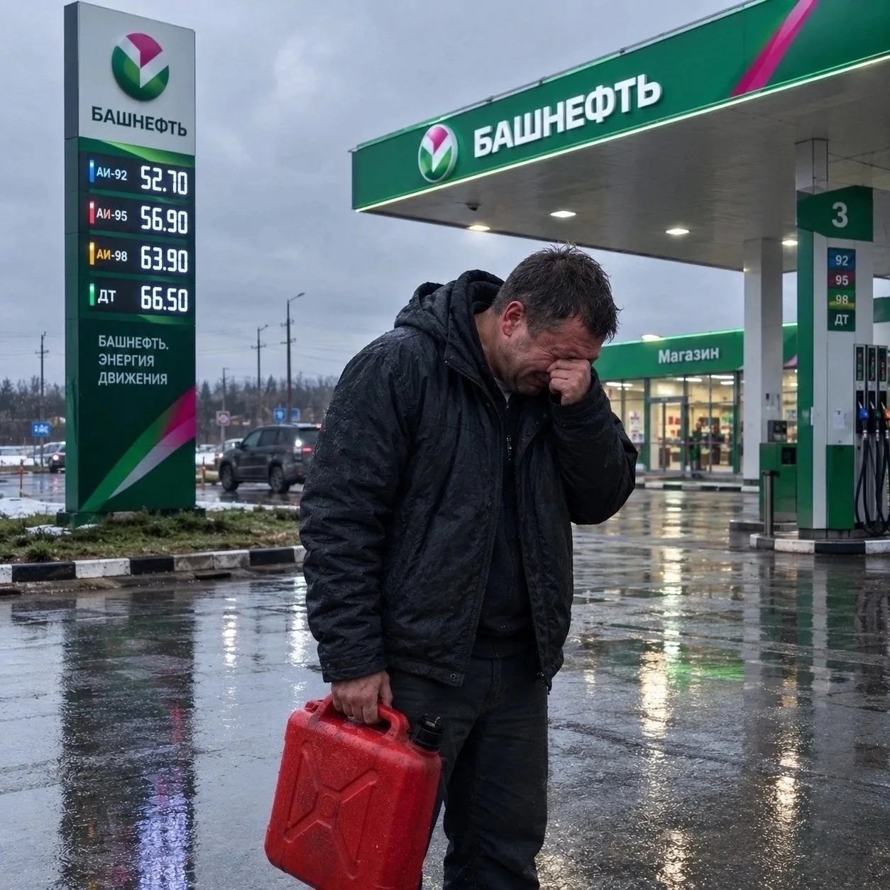 ⛽️ В Минпроме Башкирии напомнили, что запрет на заправку канистры бензином продолжает д...