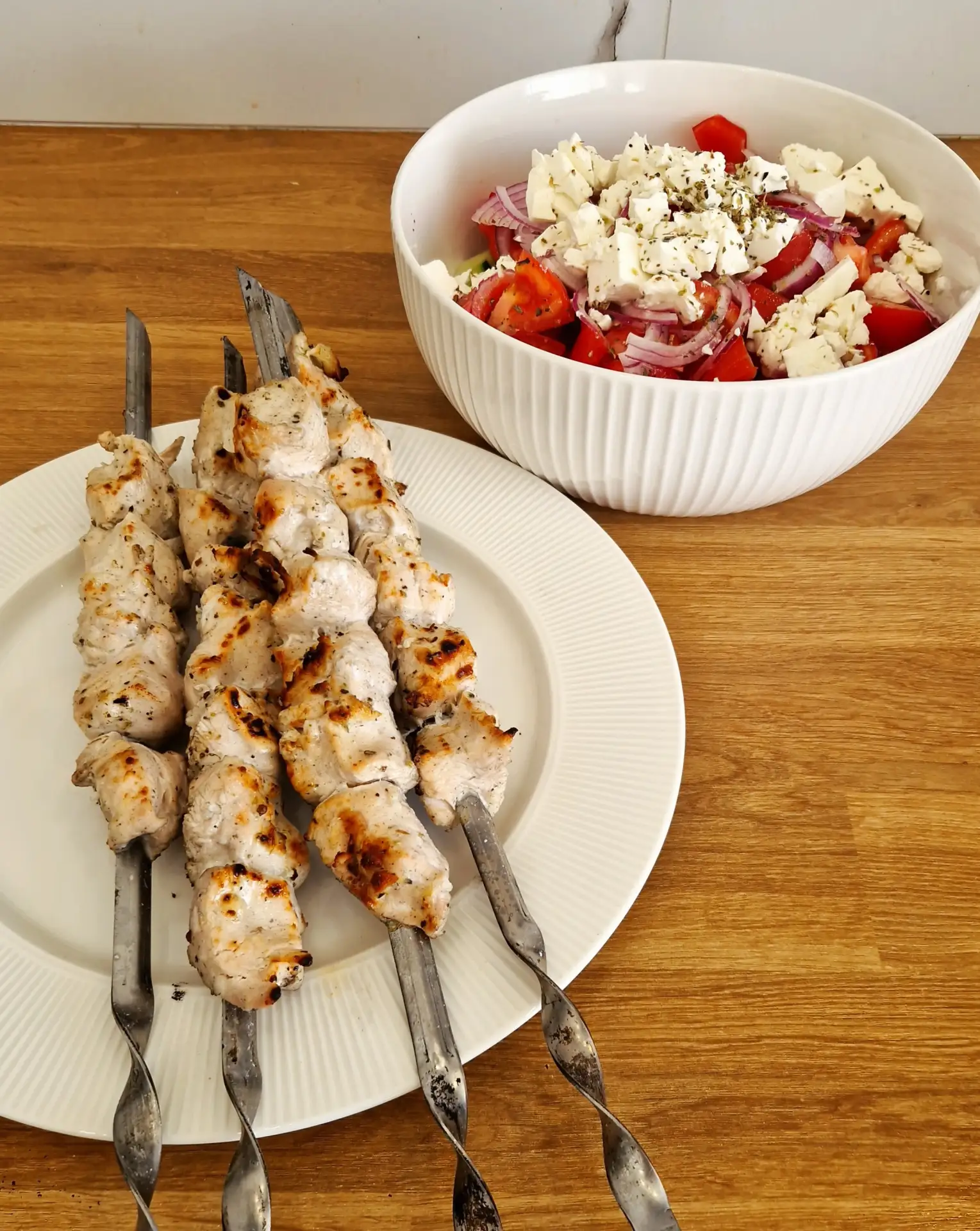Греческие шашлычки из курицы (Сувлаки) 🇬🇷