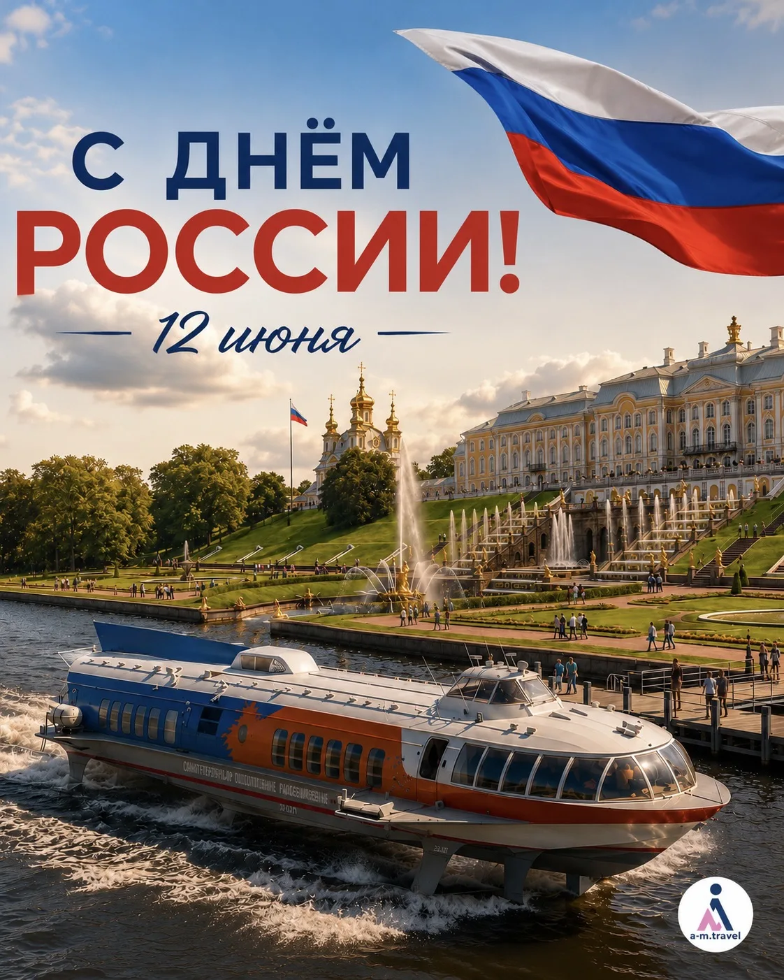 С Днем России! 🇷🇺

Пусть каждое путешествие открывает новые красивые места, дарит яркие впечатлени
