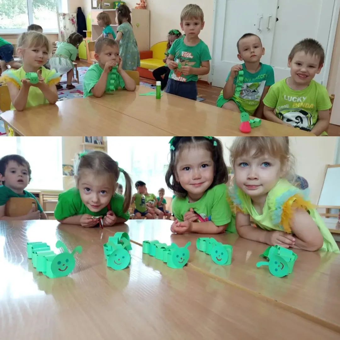 🍀 День четвертый - Зеленый 
Волшебный зеленый мир! 🍀

Сегодня наш детский сад превратился в настоя