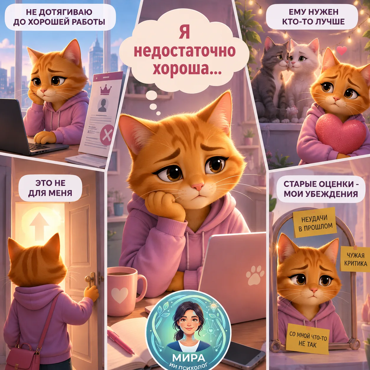 🌟 "Я недостаточно хороша": почему мы сами запрещаем себе лучшую работу, любовь и жизнь...