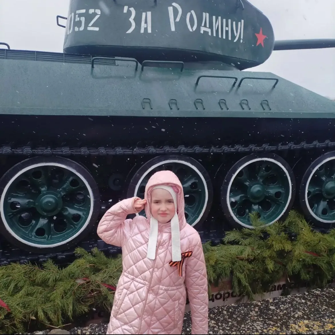Поезд Победы в Гусь-Хрустальном.