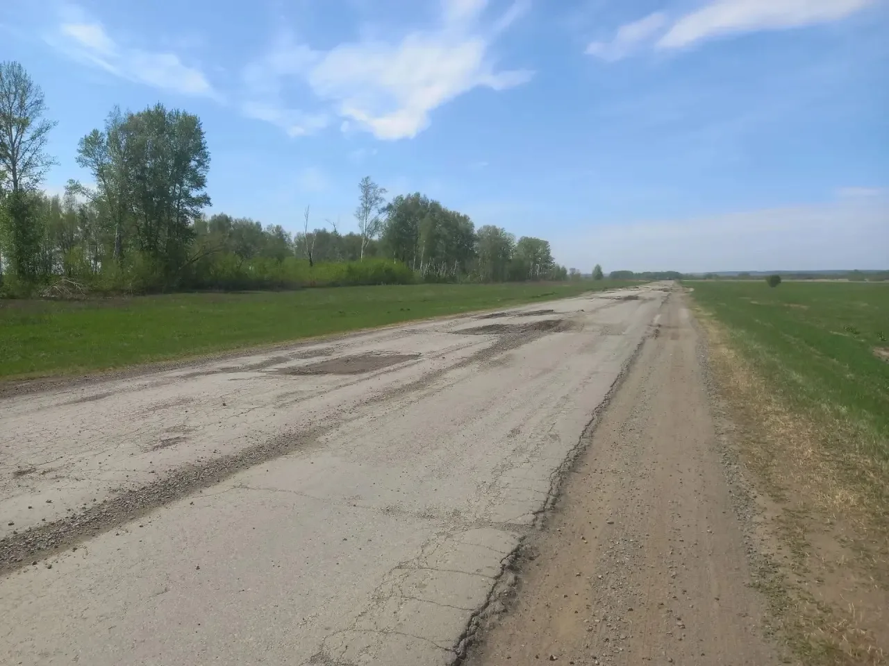 ✅ В Алтайском крае завершен ремонт 10 км участка трассы Алейск – Краснодарское