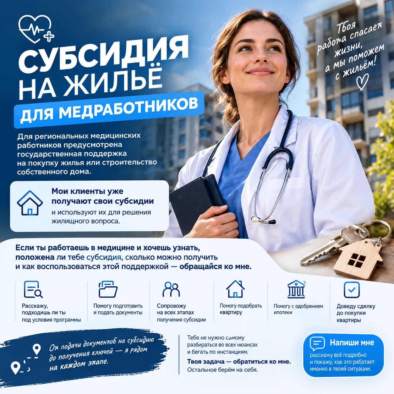 🏠 Субсидия на жильё для медработников