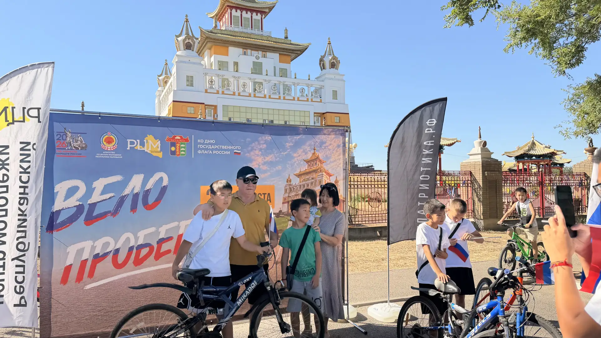 Ещё немного кадров с сегодняшнего велопробега 🇷🇺🚴