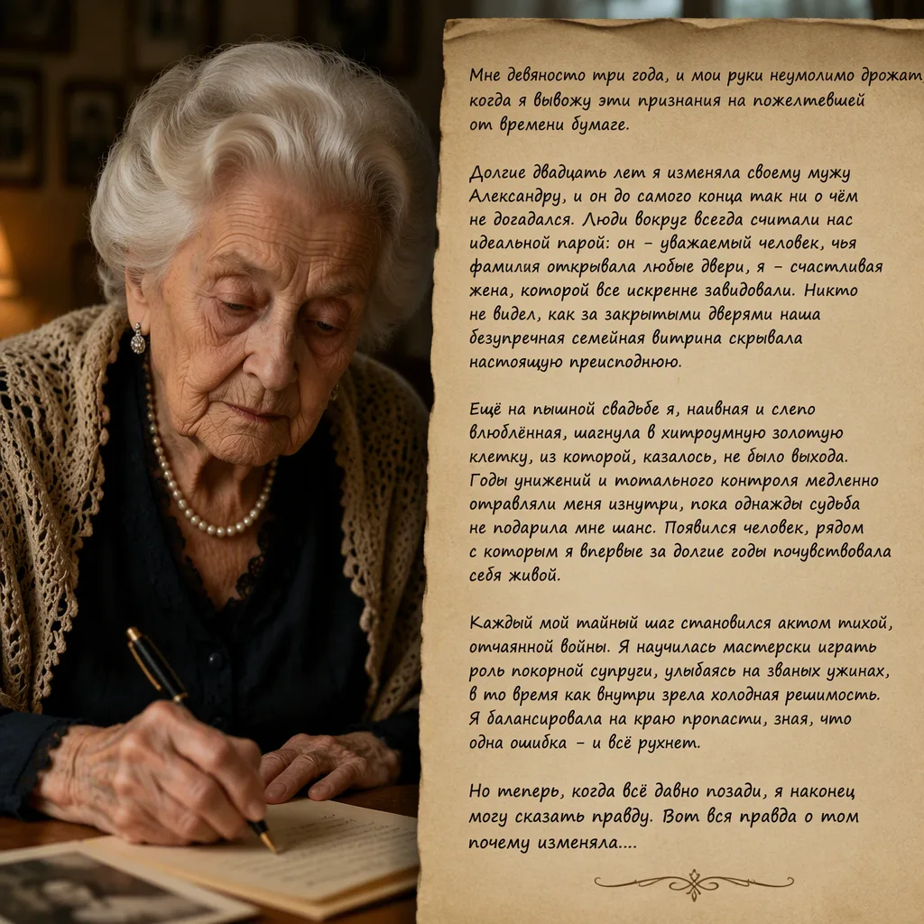 Дожила до 93 лет со страшным секретом: 20 лет измен, о которых мой муж так и не узнал. ...