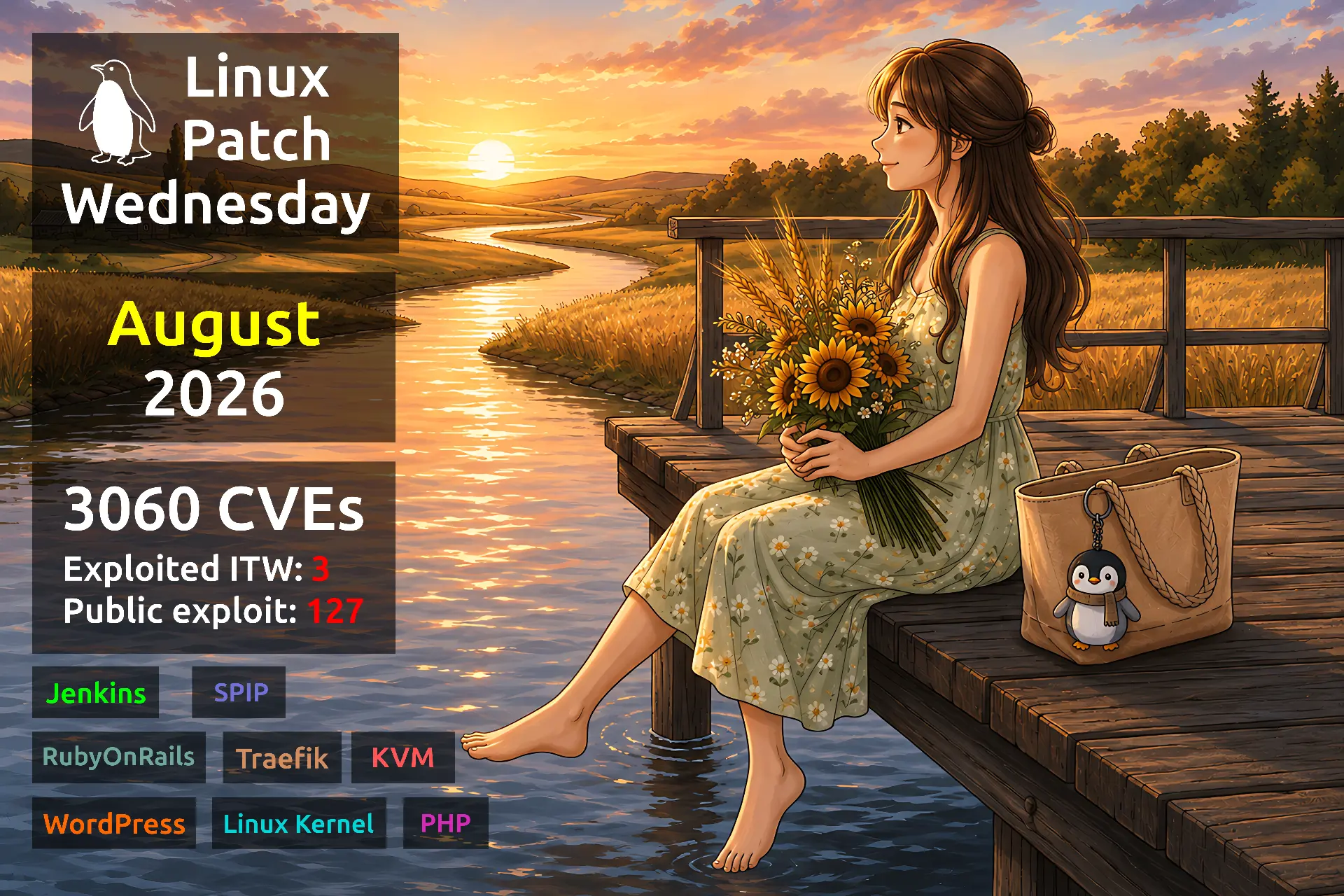 Августовский Linux Patch Wednesday. Всего 3060 уязвимостей. Для сравнения, в июле было ...