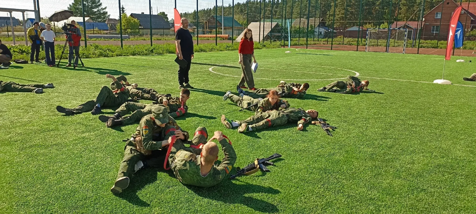 Наши студенты, выступавшие в старшей категории военно-патриотической игры «Зарница 2.0»...