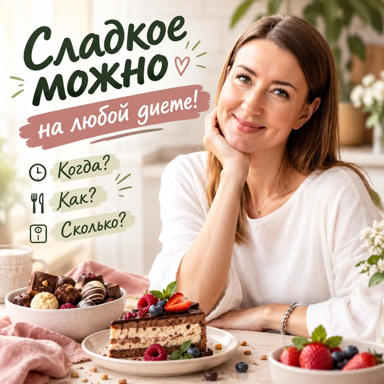 СЛАДКОЕ МОЖНО НА ЛЮБОЙ ДИЕТЕ