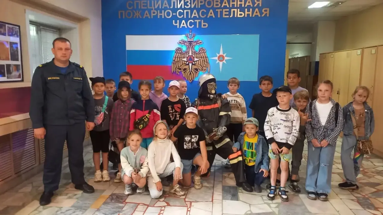 🔥 Экскурсия, которая запомнится 
на долго! 🔥

🧑‍🚒🚒🧯Сегодня ребята из лагеря
 «Муравейник» побы