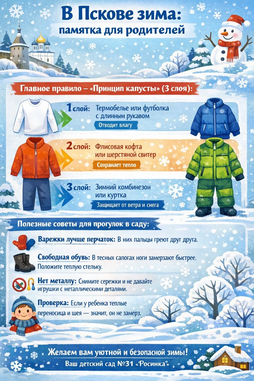 ❄️В нашем городе настоящая  зима – время незабываемых прогулок и веселых игр в снегу! ✅...