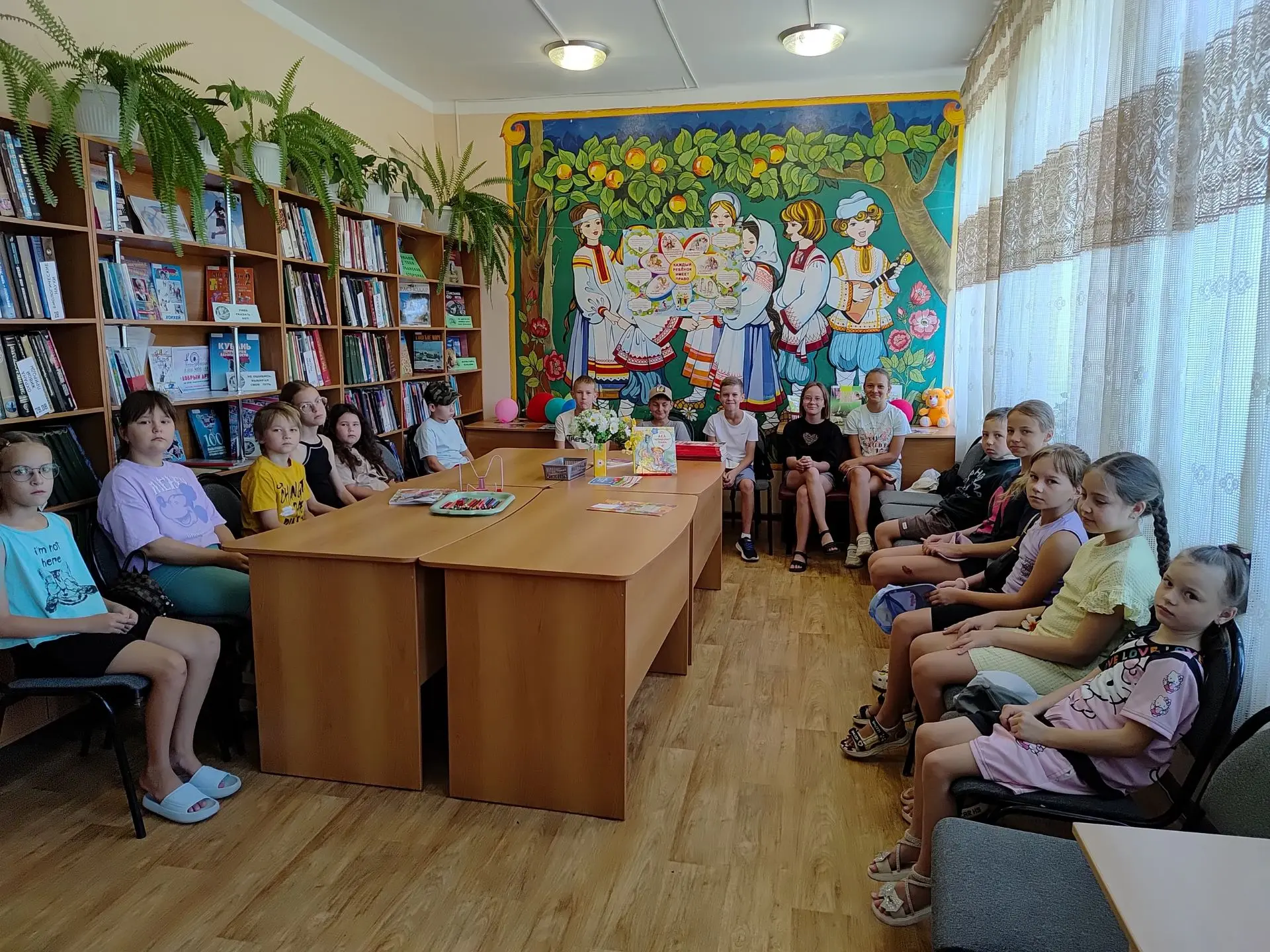 В Калининской детской библиотеке для детей младшего школьного возраста была оформлена к...
