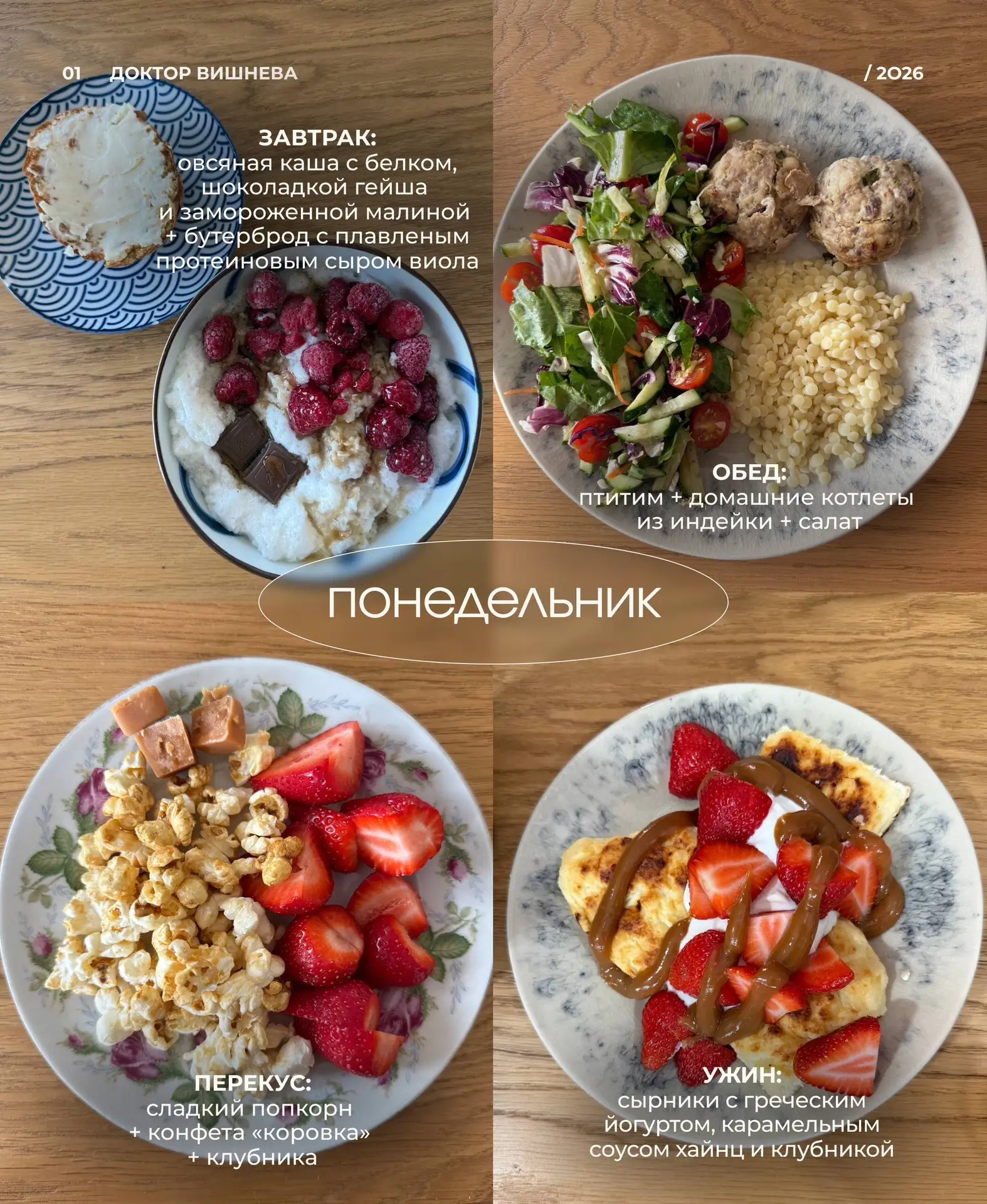 рацион за неделю🤓