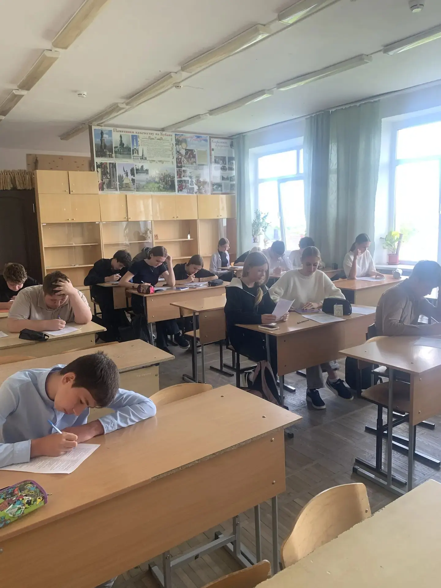 В рамках профориентационных занятий для учеников 9 классов было проведено профессиональное тестирова
