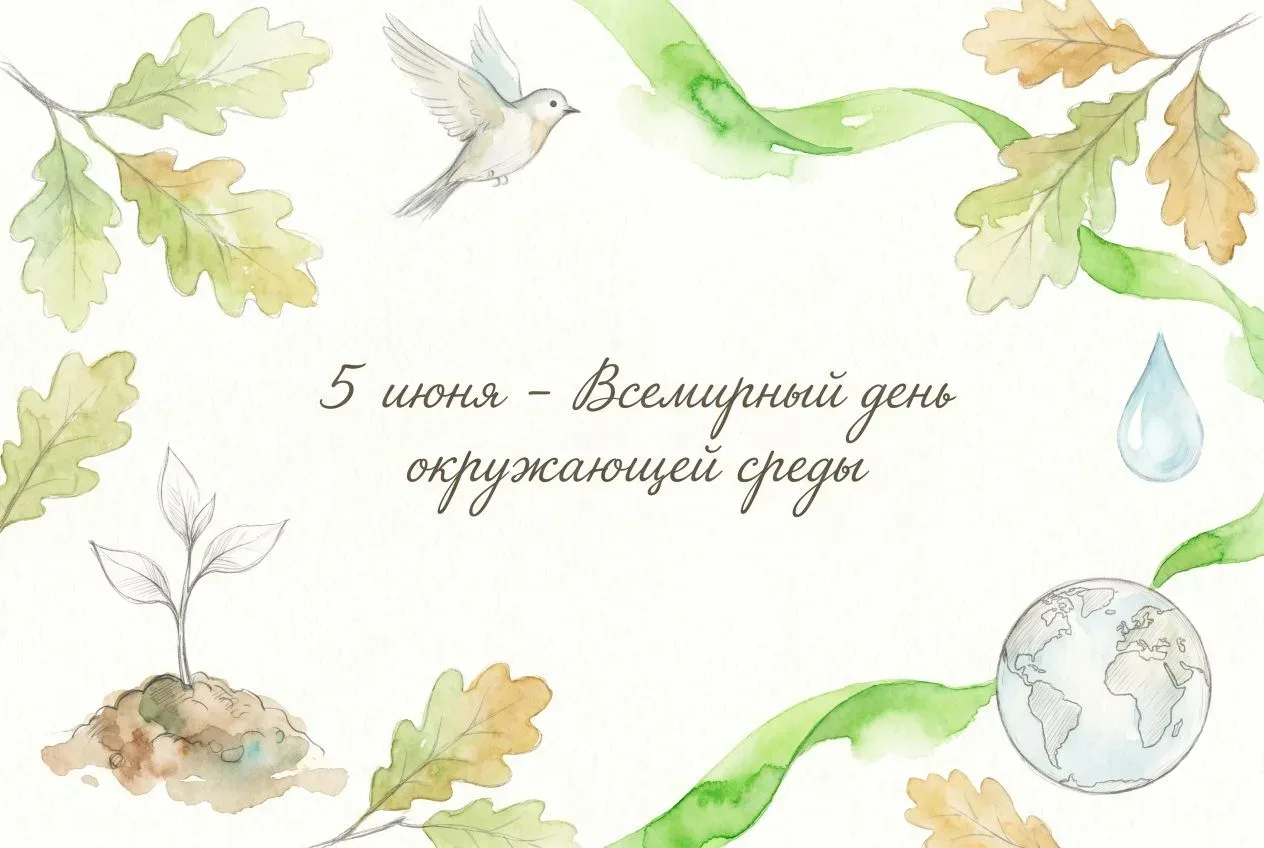 Уважаемые коллеги!

Сегодня, 5 июня, во всём мире отмечают День окружающей среды.

✅Этот праздник уч