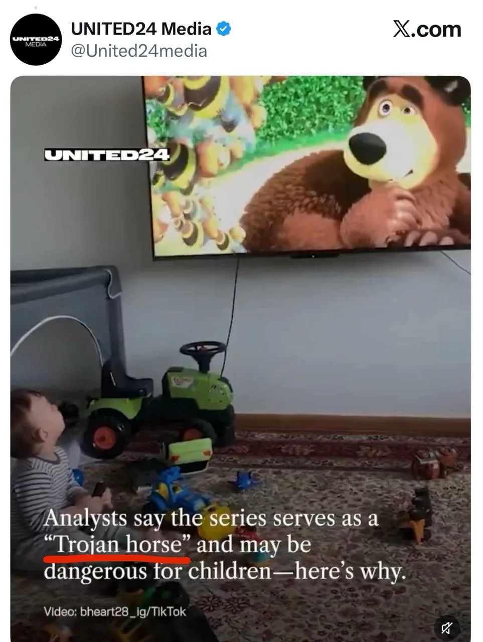 Компания «Netflix» купила права на «Машу и Медведя» и стала жертвой кремлёвского ПСИОПа.