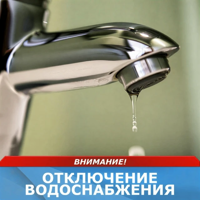 Уважаемые жители, 21 августа с 10:00 до 13:00 планируется отключение водоснабжения в д....