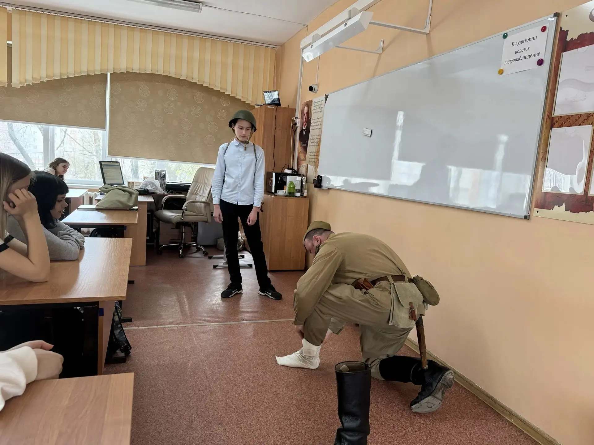 🎗Накануне Дня Победы в нашей школе прошли патриотические занятия, интересные встречи. Так, обучающие